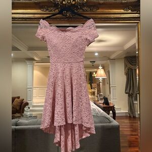 Light pink Lacey dress from city studio size 0